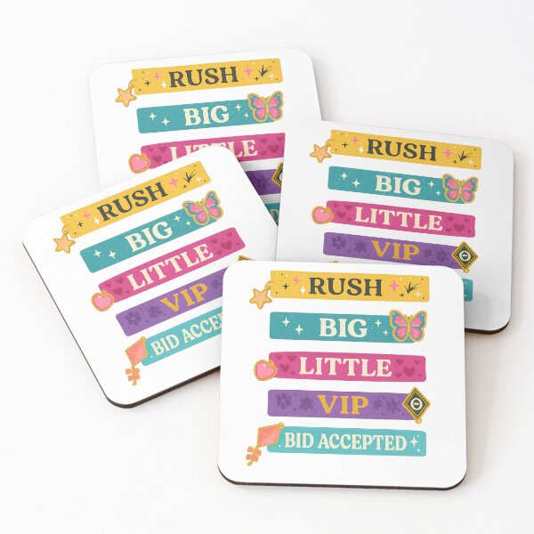 Item preview, Sorority Rush Badge Tags – Big, Little, VIP, and More designed and sold by summer-loving.