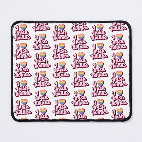 Item preview, I Heart Irish Twinks WordArt Gay Sticker designed and sold by feardeargcrafts.