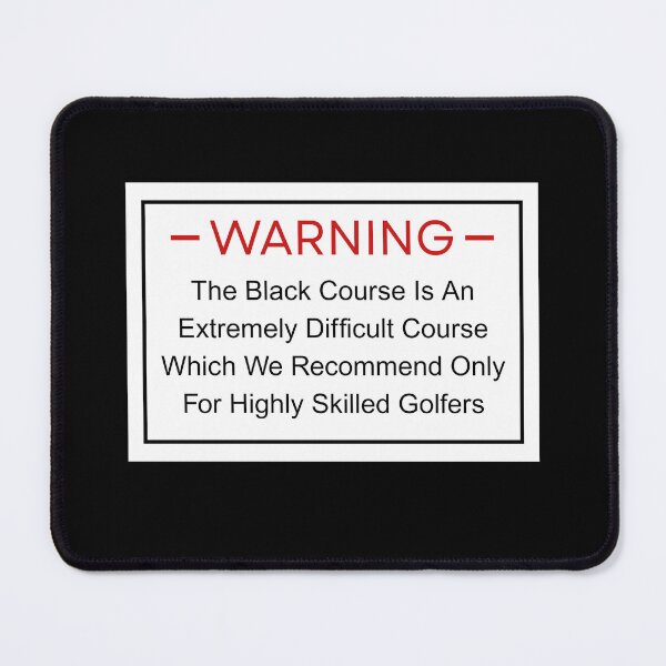 Item preview, Bethpage Black Warning Sign - Ryder Cup designed and sold by triharder12.