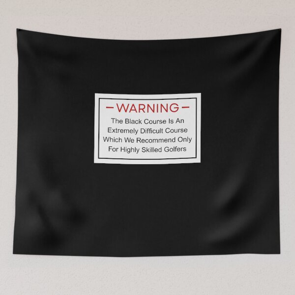 Item preview, Bethpage Black Warning Sign - Ryder Cup designed and sold by triharder12.