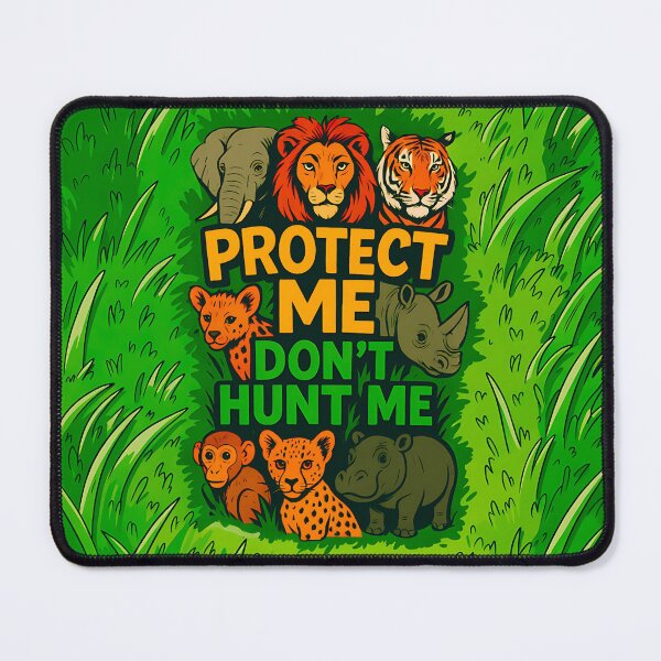 Item preview, Save Wildlife – Anti-Hunting Animal Illustration designed and sold by Designfordream.