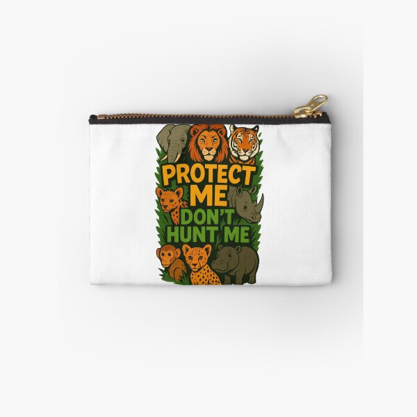 Item preview, Save Wildlife – Anti-Hunting Animal Illustration designed and sold by Designfordream.