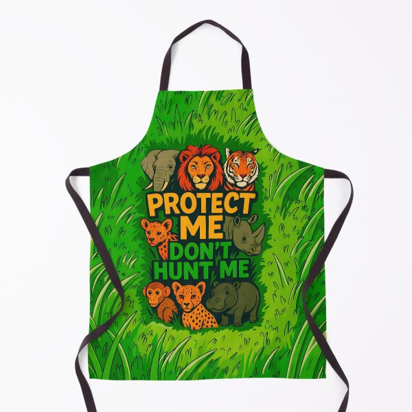 Item preview, Save Wildlife – Anti-Hunting Animal Illustration designed and sold by Designfordream.