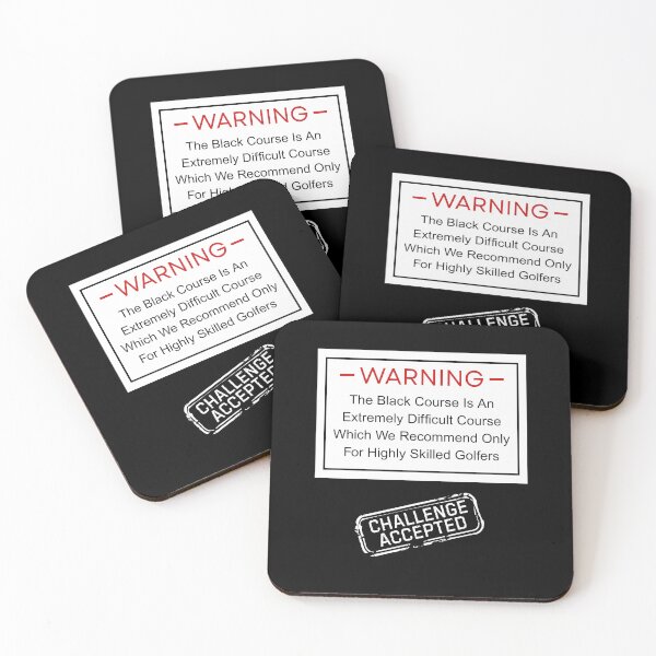 Item preview, Bethpage Black Warning Sign - Golf Challenge designed and sold by triharder12.