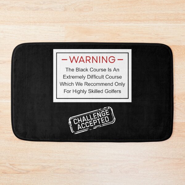 Item preview, Bethpage Black Warning Sign - Golf Challenge designed and sold by triharder12.