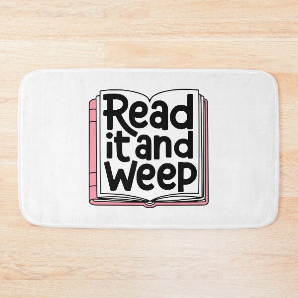Item preview, Read It And Weep! Funny Book Pun designed and sold by PMCreative.