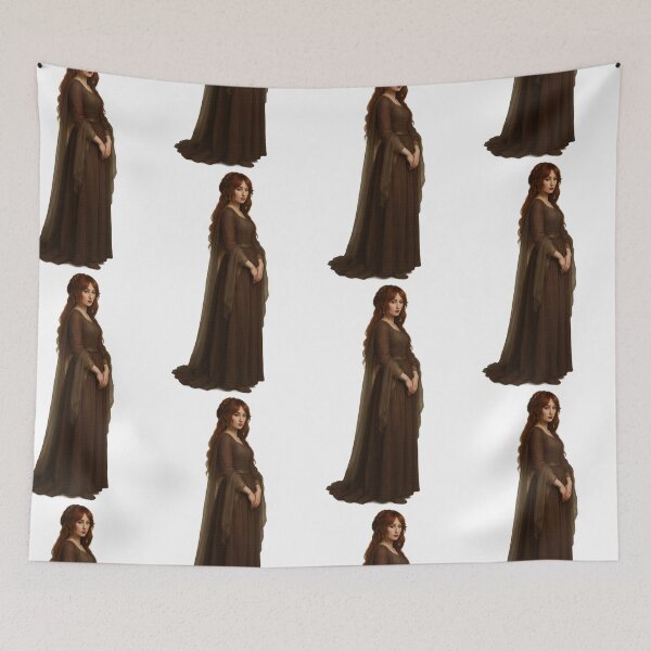 Item preview, Vintage Medieval Noblewoman Illustration designed and sold by DibujandoPorfa.