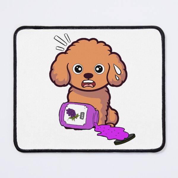 Item preview, Funny Brown Dog Spilled Grape Jam designed and sold by Pet Station.