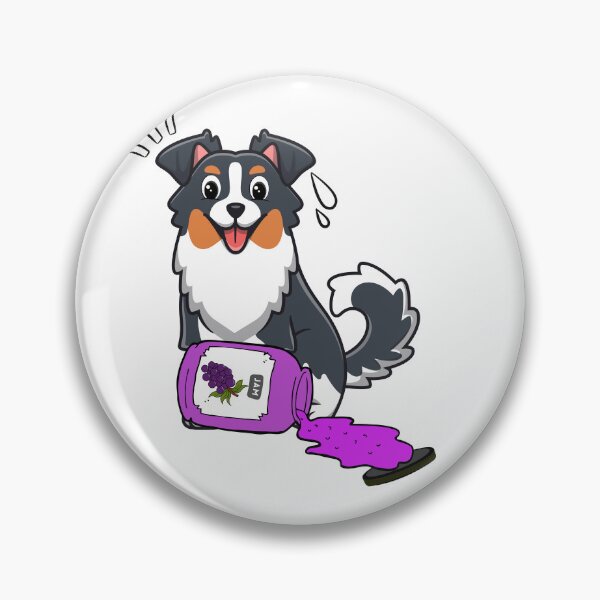 Item preview, Funny Collie Dog Spilled Grape Jam designed and sold by Pet Station.