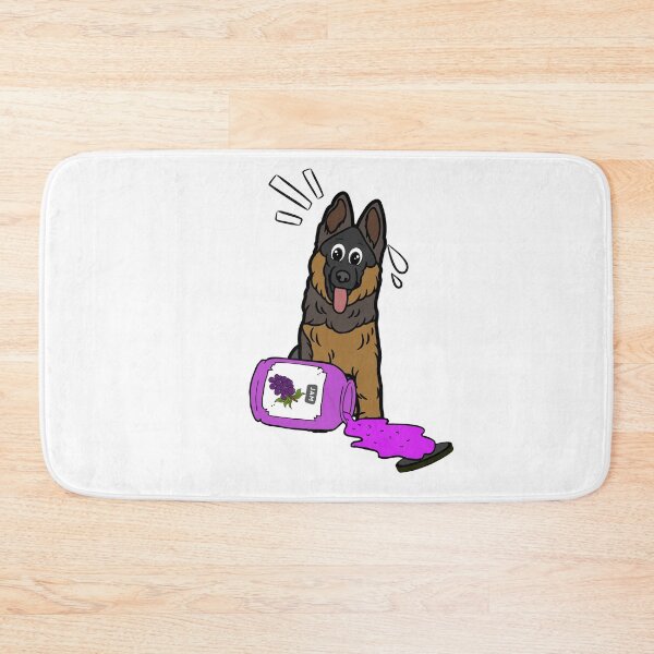 Item preview, Funny Guard Dog Spilled Grape Jam designed and sold by Pet Station.