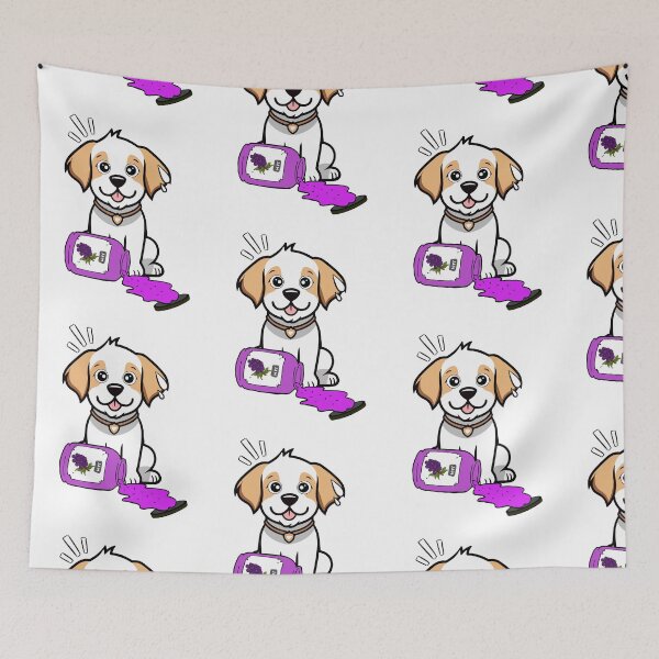 Item preview, Funny Happy Dog Spilled Grape Jam designed and sold by Pet Station.