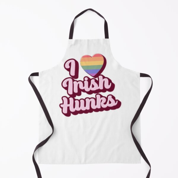 Item preview, I Heart Irish Hunks WordArt Gay Sticker designed and sold by feardeargcrafts.