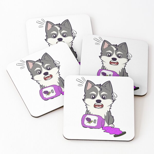 Item preview, Funny Husky Dog Spilled Grape Jam designed and sold by Pet Station.