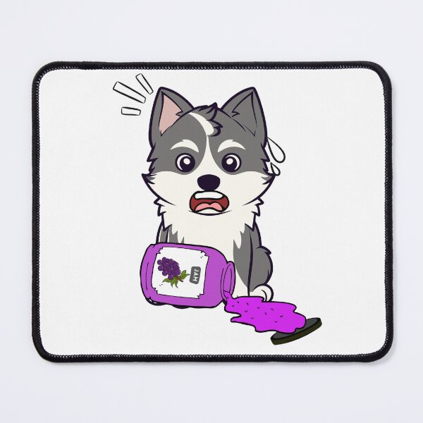 Item preview, Funny Husky Dog Spilled Grape Jam designed and sold by Pet Station.