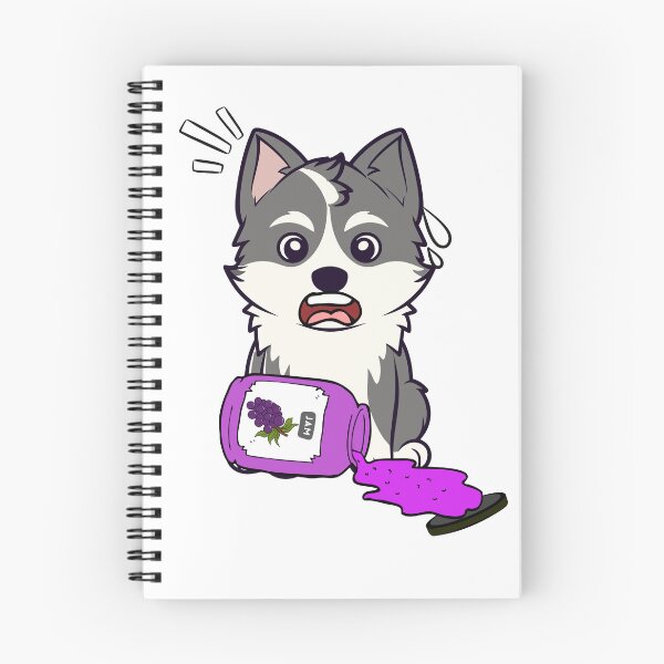 Item preview, Funny Husky Dog Spilled Grape Jam designed and sold by Pet Station.