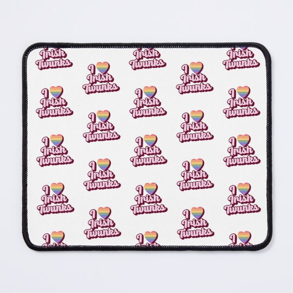 Item preview, I Heart Irish Twunks WordArt Gay Sticker designed and sold by feardeargcrafts.