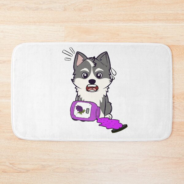 Item preview, Funny Husky Dog Spilled Grape Jam designed and sold by Pet Station.
