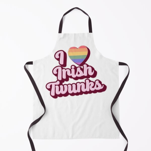 Item preview, I Heart Irish Twunks WordArt Gay Sticker designed and sold by feardeargcrafts.