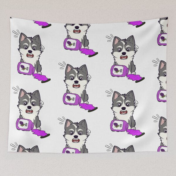 Item preview, Funny Husky Dog Spilled Grape Jam designed and sold by Pet Station.