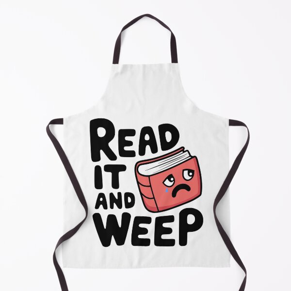 Item preview, Read It And Weep! Cute Book Pun designed and sold by PMCreative.