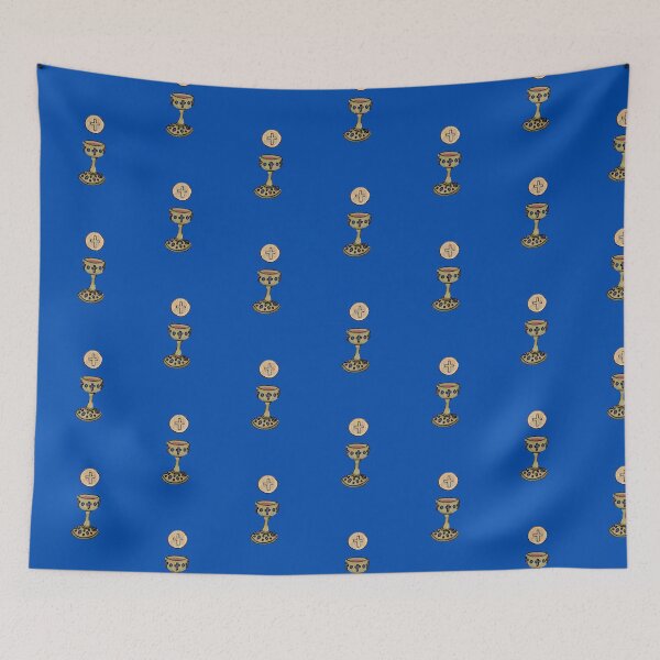 Item preview, Eucharist (Blue) designed and sold by Snowroseblossom.