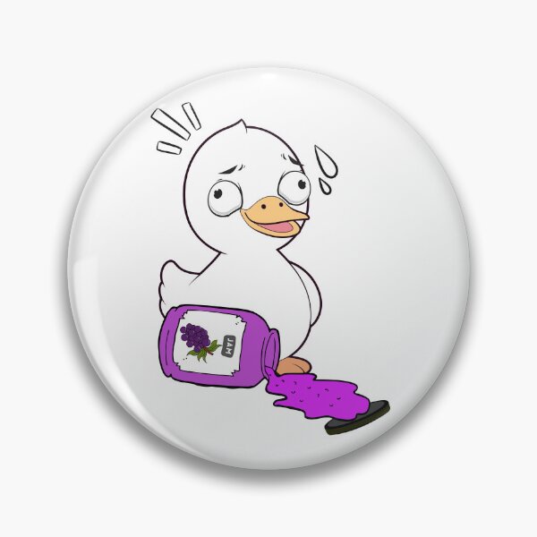 Item preview, Funny fat duck Spilled Grape Jam designed and sold by Pet Station.