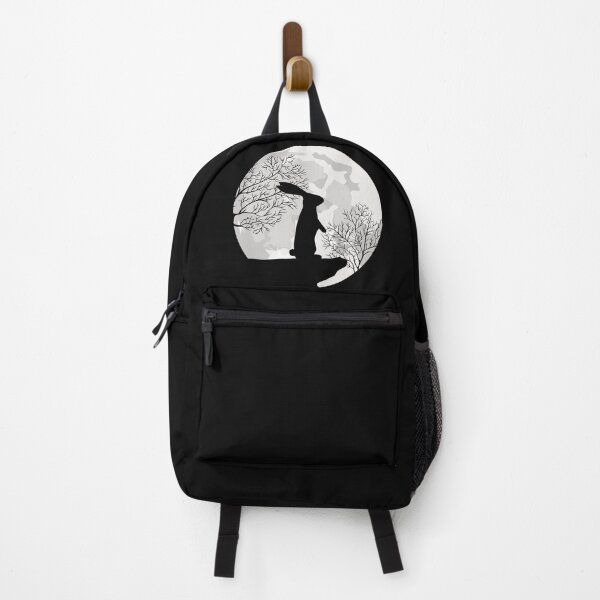 Item preview, Moon and Rabbit Wilderness Silhouette Design designed and sold by Jaudaux Designs.