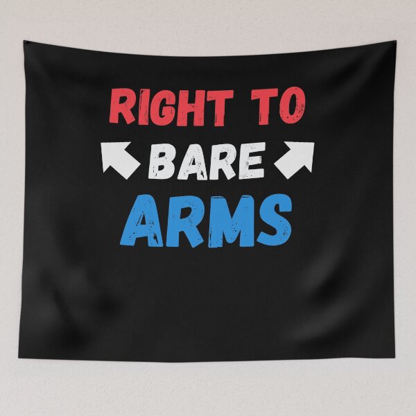 Item preview, Right to bare arms funny 4th of July workout humor designed and sold by snowry.