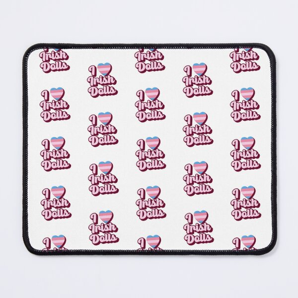 Item preview, I Heart Irish Dolls WordArt Gay Trans Sticker designed and sold by feardeargcrafts.
