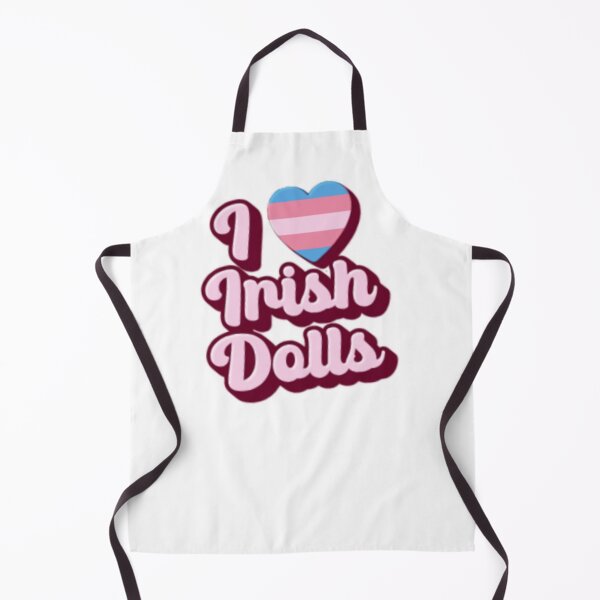 Item preview, I Heart Irish Dolls WordArt Gay Trans Sticker designed and sold by feardeargcrafts.