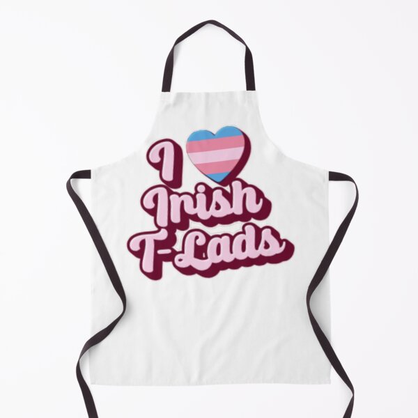 Item preview, I Heart Irish T-Lads WordArt Gay Trans Sticker designed and sold by feardeargcrafts.