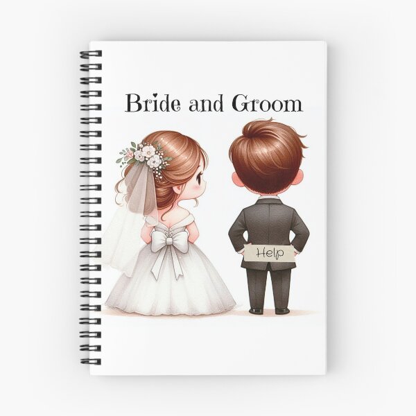 Item preview, Bride and Groom designed and sold by Emilyprintart.