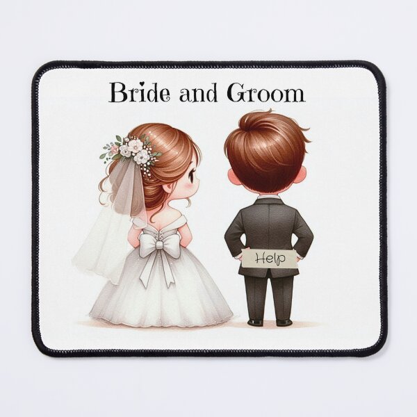 Item preview, Bride and Groom designed and sold by Emilyprintart.