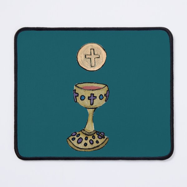 Item preview, Eucharist (Teal) designed and sold by Snowroseblossom.