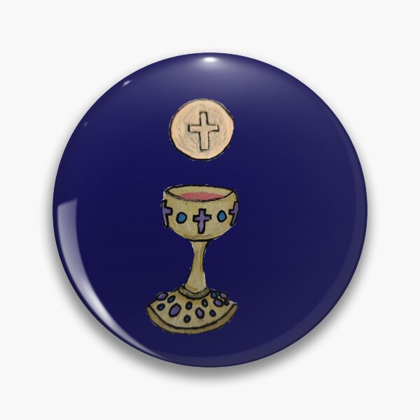 Item preview, Eucharist (Navy) designed and sold by Snowroseblossom.