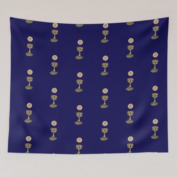Item preview, Eucharist (Navy) designed and sold by Snowroseblossom.