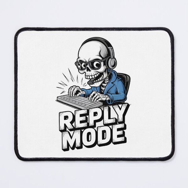 Item preview, Reply Mode Activated Skeleton Typing Fast designed and sold by Taans-Creation.
