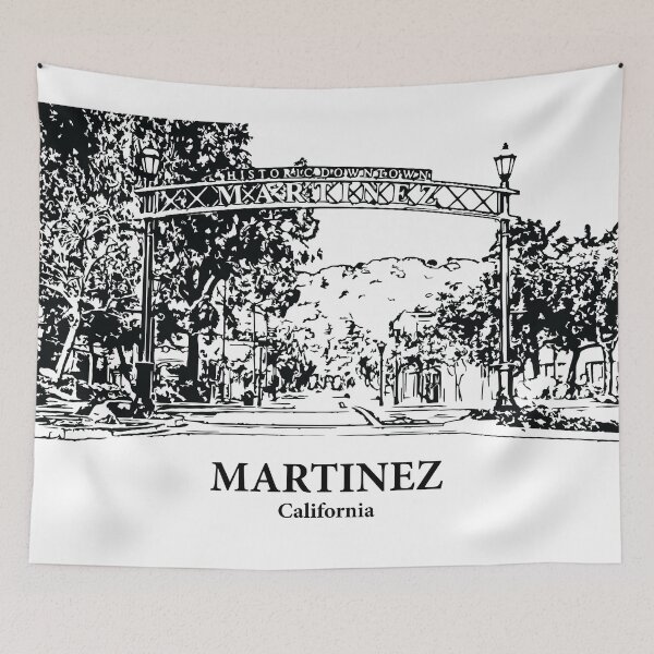 Item preview, Martinez - California designed and sold by Lakeric Cityscapes.