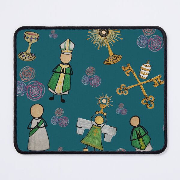 Item preview, Catholic Life - Teal designed and sold by Snowroseblossom.