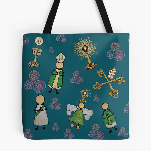 Item preview, Catholic Life - Teal designed and sold by Snowroseblossom.