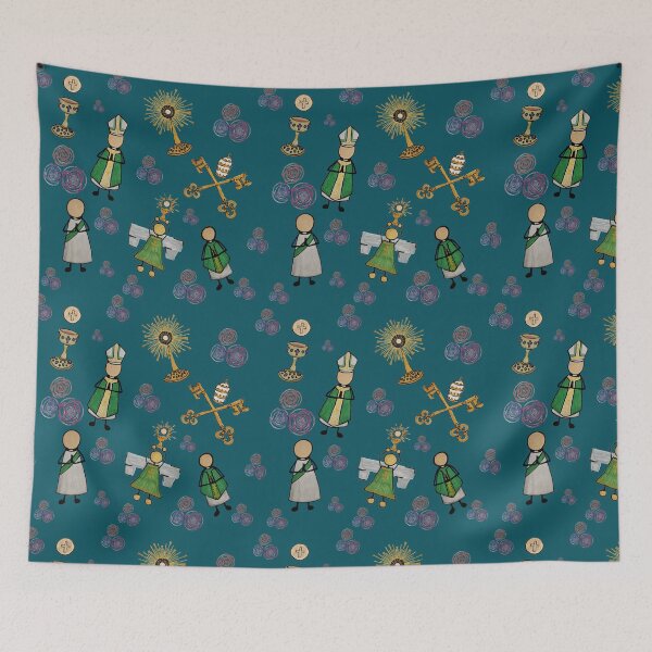 Item preview, Catholic Life - Teal designed and sold by Snowroseblossom.