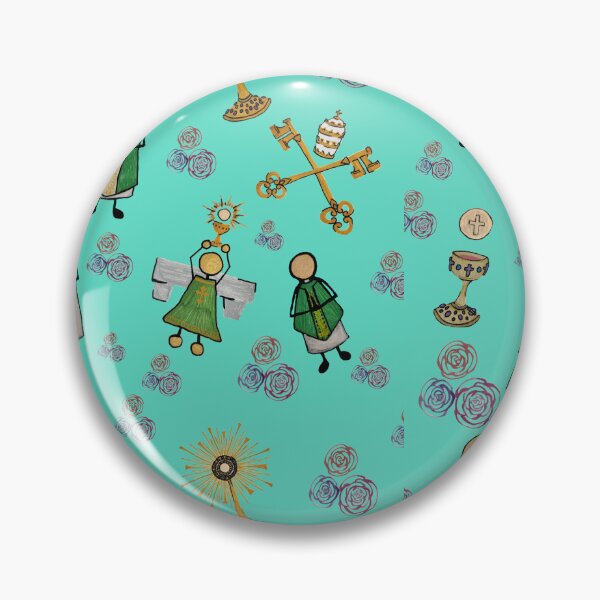 Item preview, Catholic Life - Aqua designed and sold by Snowroseblossom.