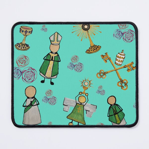 Item preview, Catholic Life - Aqua designed and sold by Snowroseblossom.