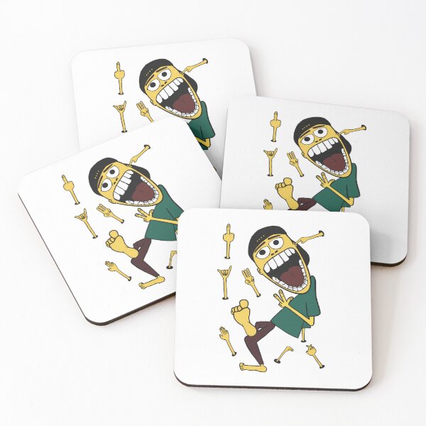 Item preview, Emotional funny yellow character  designed and sold by WTFARBA.