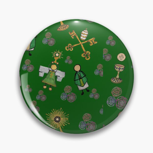 Item preview, Catholic Life - Dark Green designed and sold by Snowroseblossom.