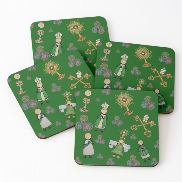 Item preview, Catholic Life - Dark Green designed and sold by Snowroseblossom.