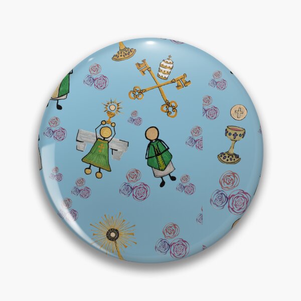 Item preview, Catholic Life - Light Blue designed and sold by Snowroseblossom.