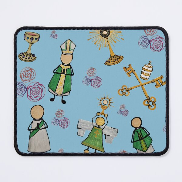 Item preview, Catholic Life - Light Blue designed and sold by Snowroseblossom.