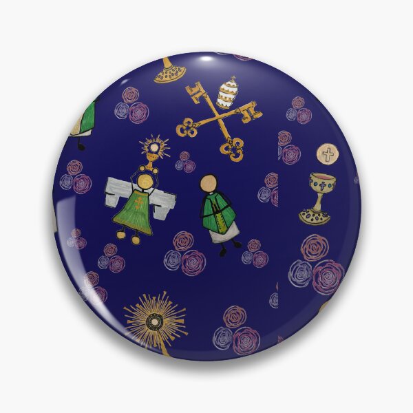 Item preview, Catholic Life - Navy designed and sold by Snowroseblossom.