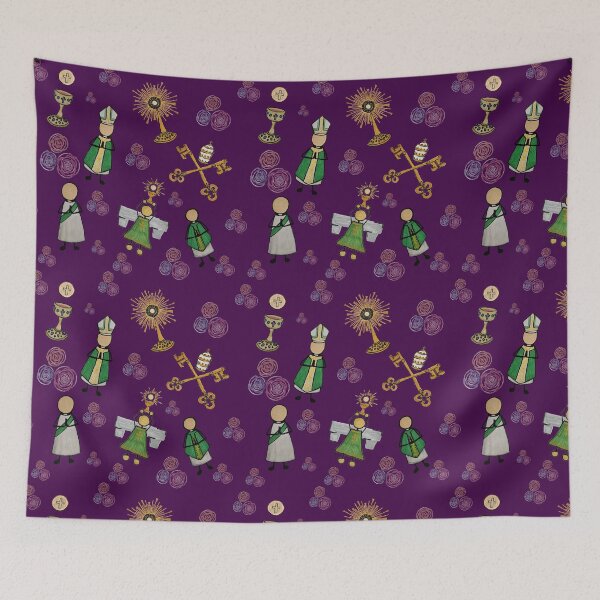 Item preview, Catholic Life - Eggplant designed and sold by Snowroseblossom.